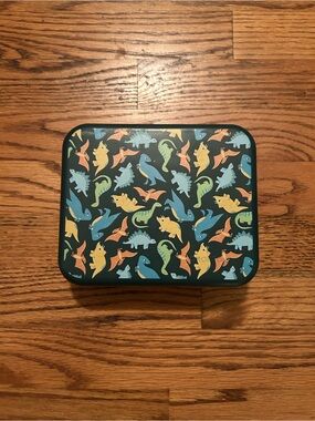 Crofton Blue Dinosaur Patterned Bento Box - Super Convenient for School/Work